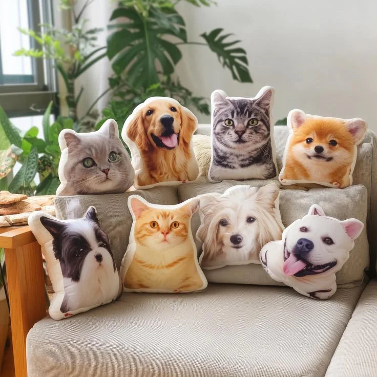 Pets Şekilli Yastık Kafa